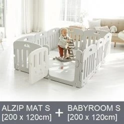 ALZIPMAT Alzipmat ALZIP MAT SILION ECO S[200cmx120cm] + BABY ROOM BASIC 10P S[200cmx120cm] SET