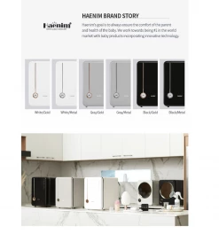 Haenim Smart Uv Steriliser HAENIM Smart UV Baby Bottle Sterilizer Plus [The Premium 4th Generation] White Gold