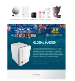 Haenim Smart Uv Steriliser HAENIM Smart UV Baby Bottle Sterilizer Plus [The Premium 4th Generation] White Gold