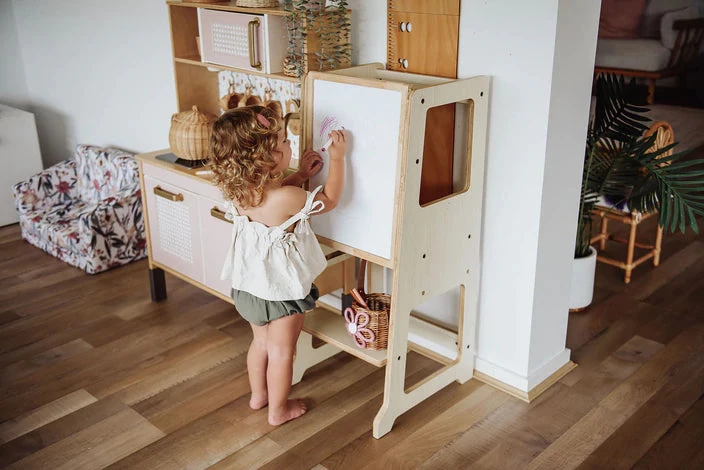 My Duckling Myduckling Adjustable Learning Tower 2 In1