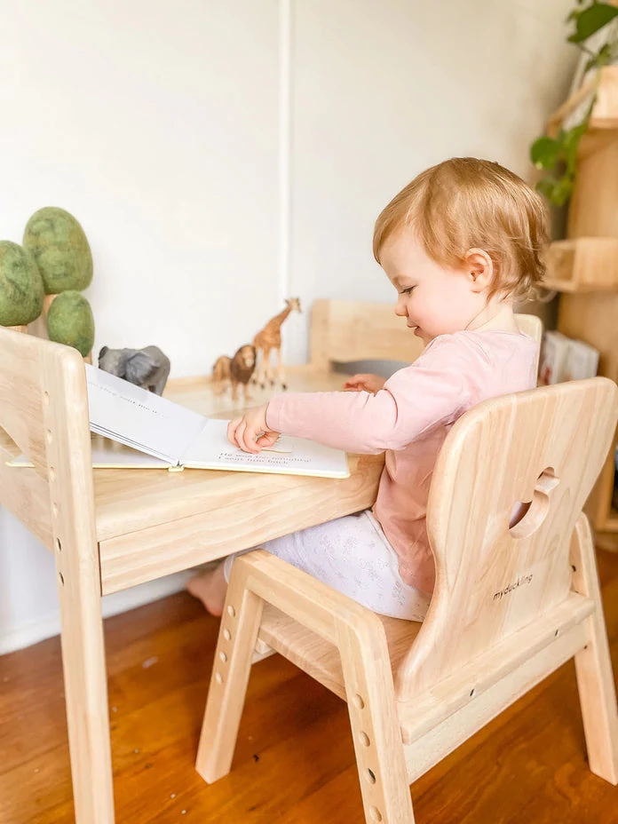 My Duckling Myduckling Primary Adjustable Table And Chair Set