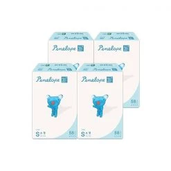 Penelope Thin Thin Thin Plus Nappy Band S [3kg~6kg][unisex][58pcs X 4pack] Penelope Nappies