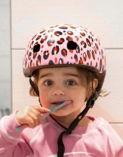 Babyhouse Australia Micro Kids Scooter Bike Helmet Limited Edition - Leopard Micro Scooter
