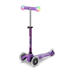 Babyhouse Australia Micro Scooter Mini Micro Deluxe 3 Wheel Magic Scooter - Purple