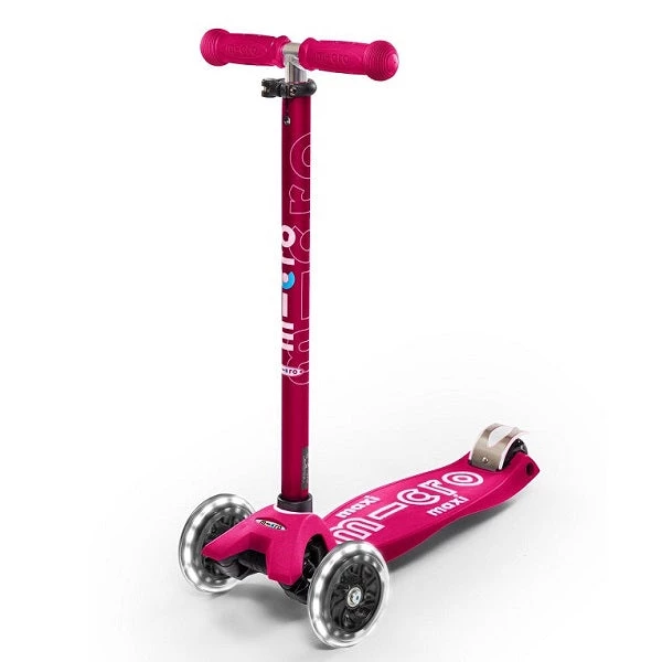 Babyhouse Australia Maxi Micro Deluxe LED Kids Scooter - Pink