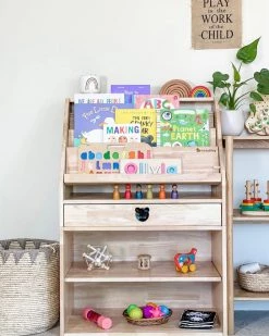 My Duckling Myduckling Solid Wood 2in1 Display Bookcase