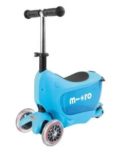 Babyhouse Australia Micro Mini2Go Deluxe Plus - Blue Micro Scooter