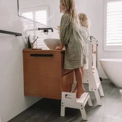 My Duckling Myduckling Adjustable Learning Tower With Stool