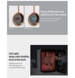 Haenim Smart Uv Steriliser HAENIM Smart UV Baby Bottle Sterilizer Plus [The Premium 4th Generation] White Gold