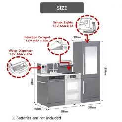 Petit Elin Harper's Table Chef The Smart - Modern Gray