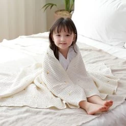 BEBENUVO Modal Waffle Blanket