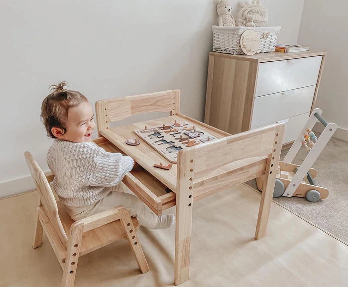 My Duckling Myduckling Primary Adjustable Table And Chair Set