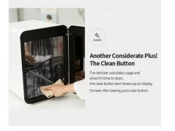 Haenim Smart Uv Steriliser HAENIM Smart UV Baby Bottle Sterilizer Plus [The Premium 4th Generation] White Gold