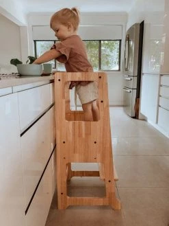 My Duckling Myduckling Solid Wood Adjustable Learning Tower 2 In1
