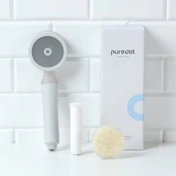PUREDOT Zero Water Shower Head Filter Set