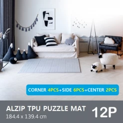 ALZIPMAT Alzipmat ALZIP TPU PUZZLE MAT [12P]
