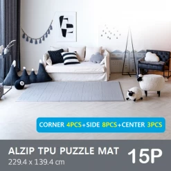 ALZIPMAT ALZIP TPU PUZZLE MAT [15P][230x140cm] Alzipmat