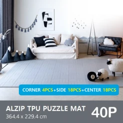 ALZIPMAT ALZIP TPU PUZZLE MAT [40P][365x230cm] Alzipmat
