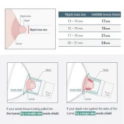 Breast Pump HAENIM Areola Shield [17mm,19mm,21mm,24mm] HAENIM ACCESSORIES