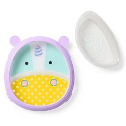 Skiphop SKIP HOP ZOO SMART SERVE NON-SLIP TRAINING SET - Unicorn