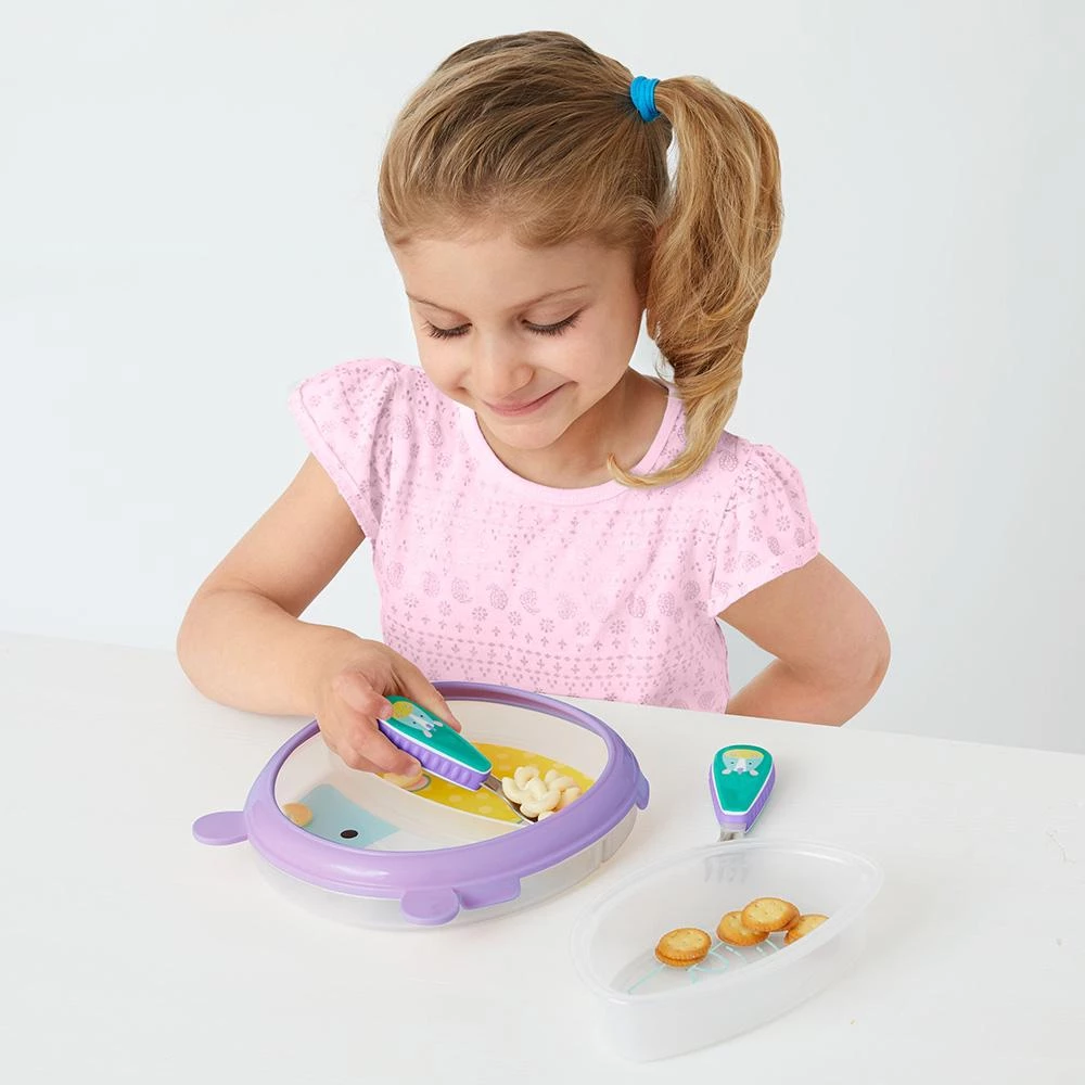 Skiphop SKIP HOP ZOO SMART SERVE NON-SLIP TRAINING SET - Unicorn