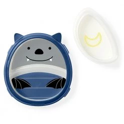 SKIP HOP ZOO SMART SERVE NON-SLIP TRAINING SET - Bat Skiphop