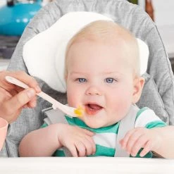 SKIP HOP FEEDING SPOONS - GRAY/SOFT CORAL Skiphop