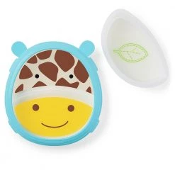 SKIP HOP ZOO SMART SERVE NON-SLIP TRAINING SET - Giraffe Skiphop