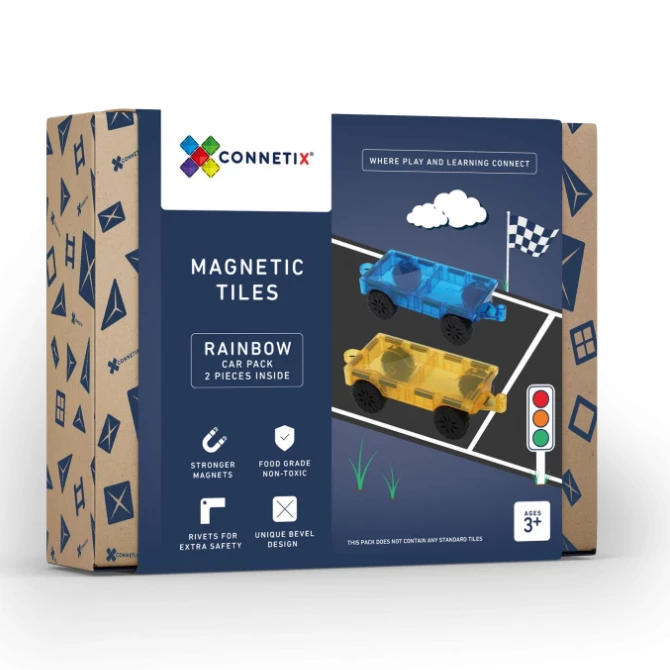 Connetix Tiles 2 Piece Car Pack