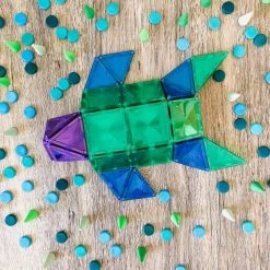 Babyhouse Australia Connetix Tiles 100 Piece Set- Comprises 6 Large Tiles, Making Your Buildings Even BIGGER!