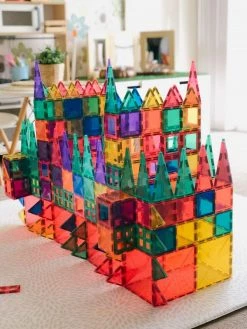 Babyhouse Australia Connetix Tiles 100 Piece Set- Comprises 6 Large Tiles, Making Your Buildings Even BIGGER!