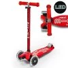 Babyhouse Australia Maxi Micro Deluxe LED Kids Scooter - Red Micro Scooter
