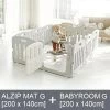 ALZIPMAT ALZIP MAT SILION ECO G[200cmx140cm] + BABY ROOM BASIC 10P G[200cmx140cm] SET
