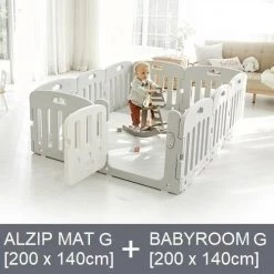 ALZIPMAT ALZIP MAT SILION ECO G[200cmx140cm] + BABY ROOM BASIC 10P G[200cmx140cm] SET