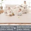 ALZIPMAT Alzipmat ALZIP ZERO MAT SG[240cmx140cm] + BABYROOM BASIC 12P SG[240cmx140cm] SET