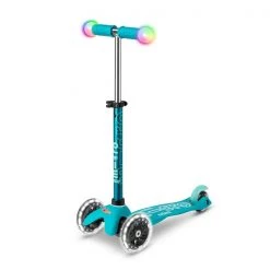Babyhouse Australia Mini Micro Deluxe 3 Wheel Magic Scooter - Aqua Micro Scooter