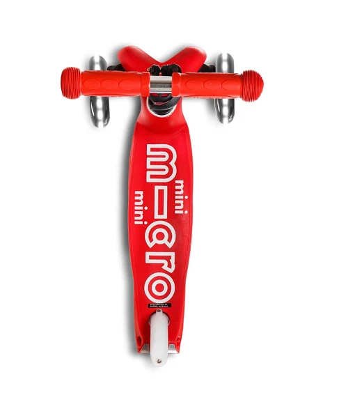 Babyhouse Australia Micro Scooter Mini Micro Deluxe LED 3 Wheel Scooter - Red