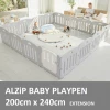 ALZIPMAT Alzipmat ALZIP BABY Playpen EXTENSION 14P S2[200cmx240cm][USE OF 2 MAT SIZE S]